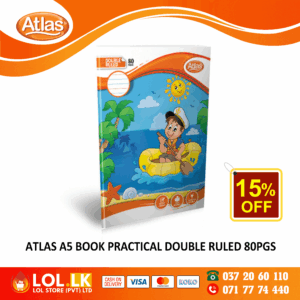 Atlas 80 Pages Practical Double Ruled Book