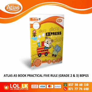 Atlas 80 Pages Practical Five Rule (Grade 2 & 3) Book