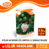 Atlas 120 Pages Single Ruled CR Book