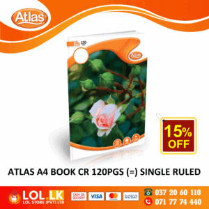 Atlas 120 Pages Single Ruled CR Book