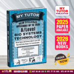 English Medium A/L Bio System Technology Past Paper Book with Answers 2026 - My Tutor