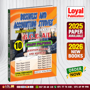 2025 A/L Business Studies Past Paper Book (English Medium)