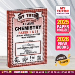 English Medium A/L Chemistry Past Paper Book 2026 - My Tutor Publication