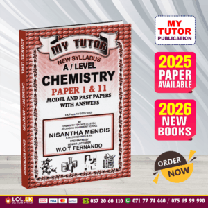 English Medium A/L Chemistry Past Paper Book 2026 - My Tutor Publication