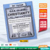English Medium O/L Christianity Past Papers Book