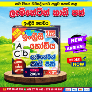 Laminating Cards – English Alphabet | DMS Publication